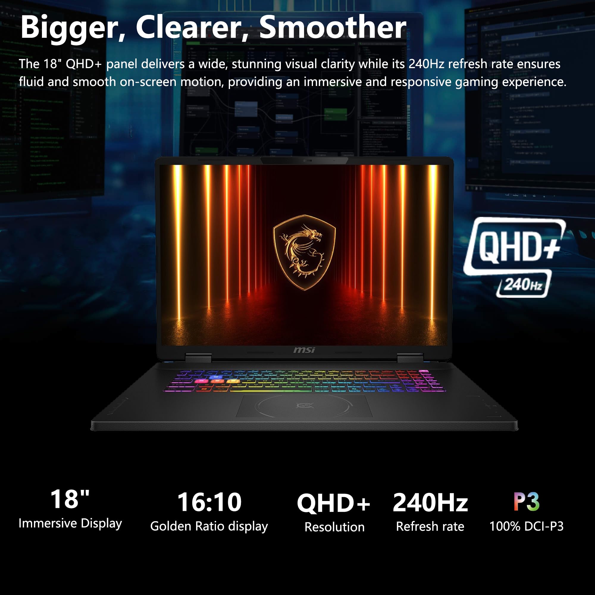 Amazon.com: msi Crosshair 18 HX AI Gaming Laptop | 18